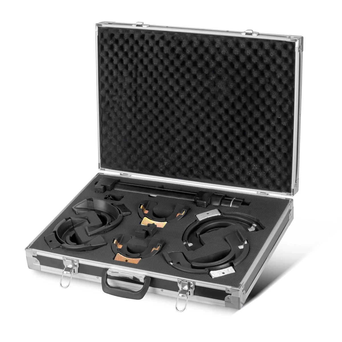 STAHLWERK Federspanner mit 1,5 t Spannkraft Federbeinspanner | Kfz-Montagespanner | Tuning-Werkzeug | Innenfederspanner | Federbein-Werkzeug zur Montage und Demontage von Stoßdämpfern am Auto