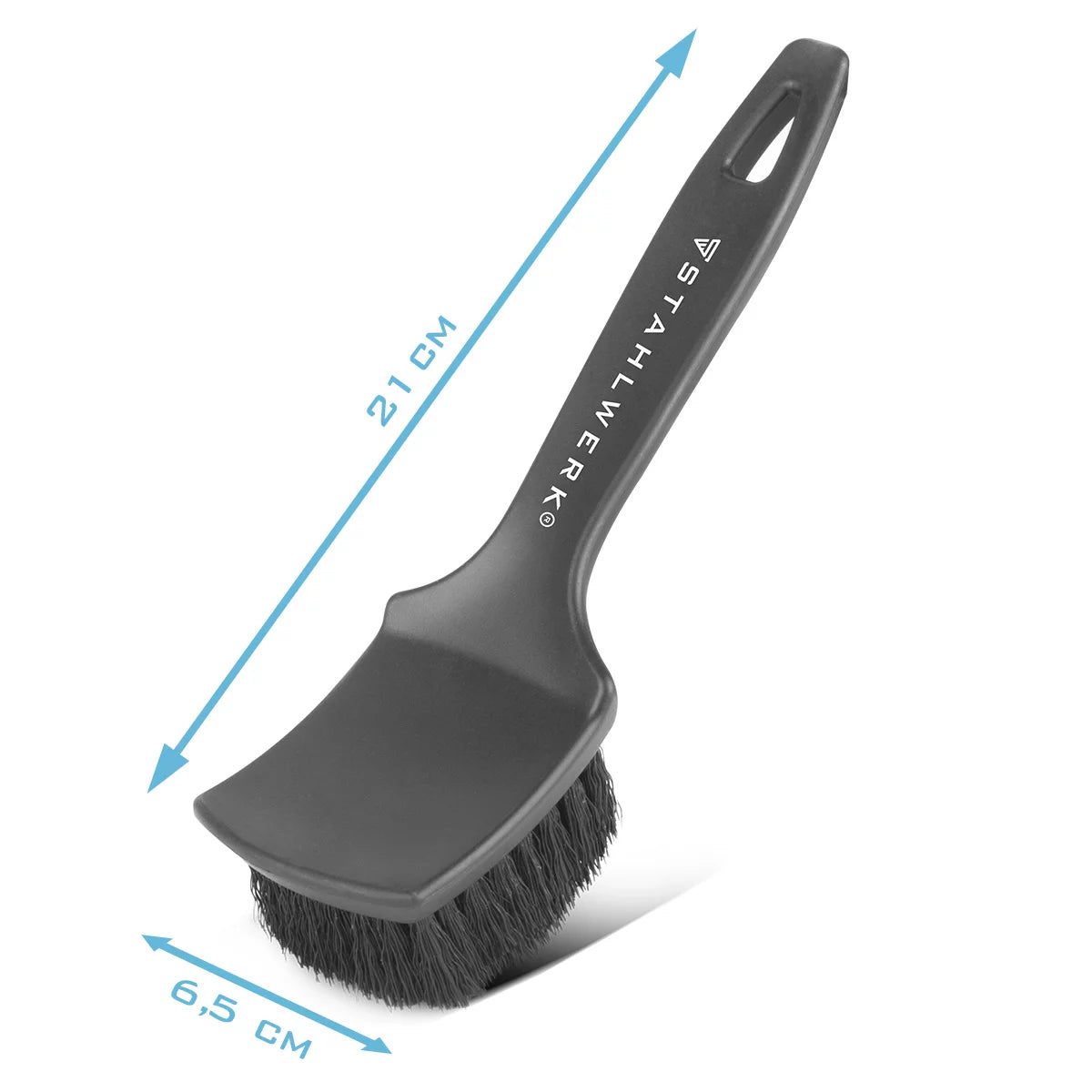 STAHLWERK Felgenbürste 5er Set Autoreinigungsbürste | Detailing-Bürste | Radbürste | Felgenreiniger | Pflegebürste | Autowaschbürste | Universal-Bürste
