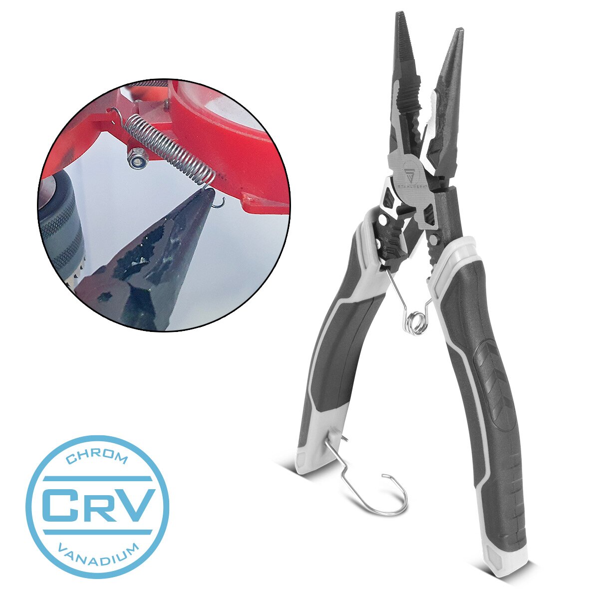 Tentons en circuit plat en acier | Combic | Pinces multifonctionnelles | Pinces de temps | Pluces plates | Cutter latéral | Abisolierland | Crimpzange en chroma de haute qualité