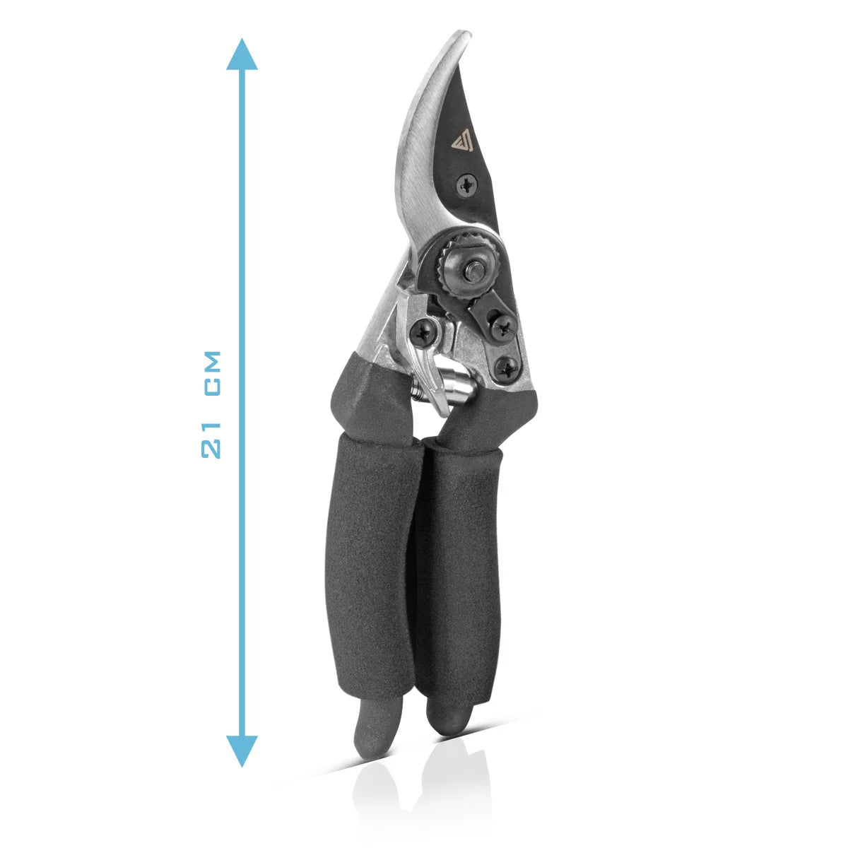 STAHLWERK Gartenschere aus Federstahl Rosenschere | Rebschere | Gärtnerschere | Bypass-Schere | Pflanzenschere | Blumenschere | Astschere