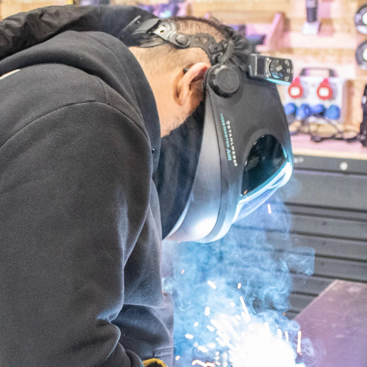 Guarnizione facciale STAHLWERK per maschere per saldatura con unità di aria fresca | Sistema di filtraggio per maschere per saldatura ad aria fresca | Accessori filtro per maschere per saldatura MASTER AIR e BOOSTER AIR