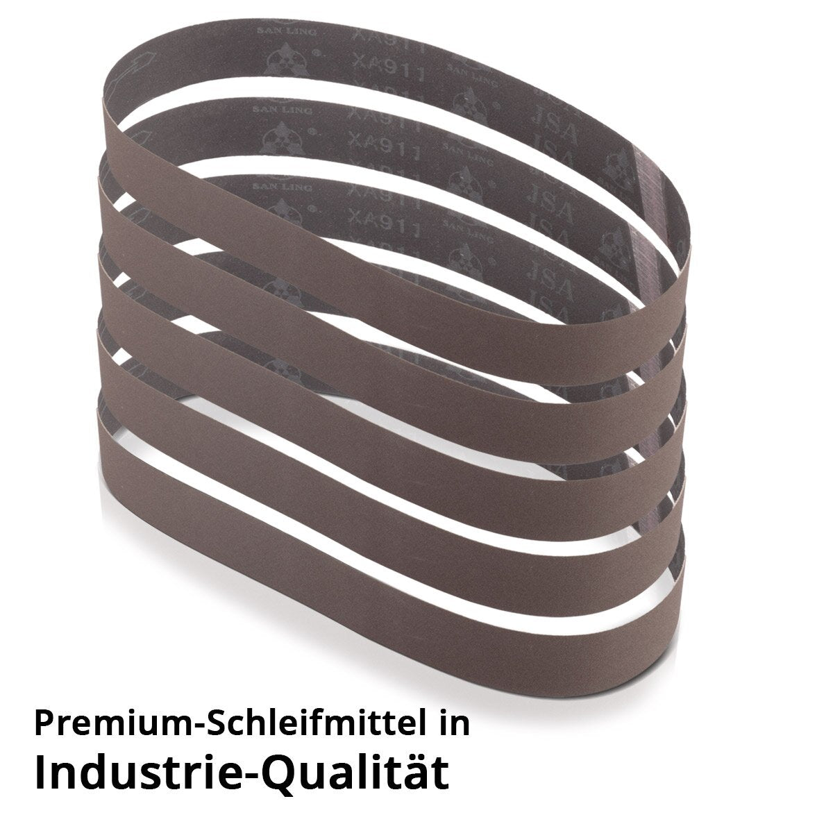 Çelik işçilik bantında 5 set P180 tane boyutu 40 x 760 mm Evrensel Zımparalama Kağıdı | Doku öğütme bantları | Boru bandı öğütücü, bant öğütücü ve taşlama cihazları için öğütme aracısı