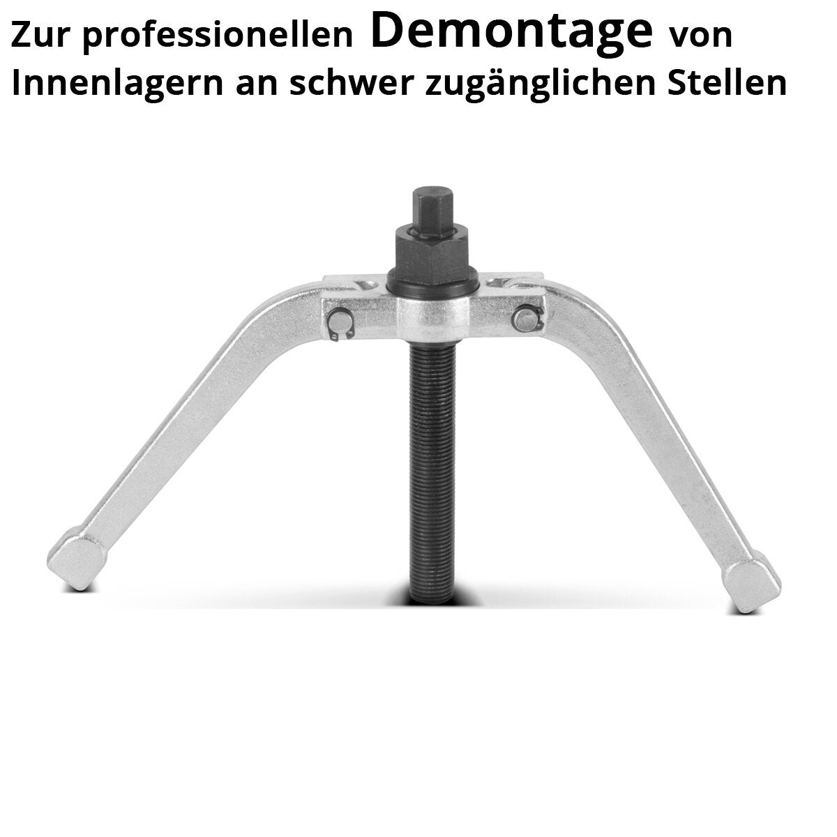 STAHLWERK Grundloch-Innenlager-Abzieher-Satz mit Gleithammer, 3 Adaptern und 10 Lager-Abziehern 16-teiliges Spezial-Werkzeug zum Abziehen von Innenlagern