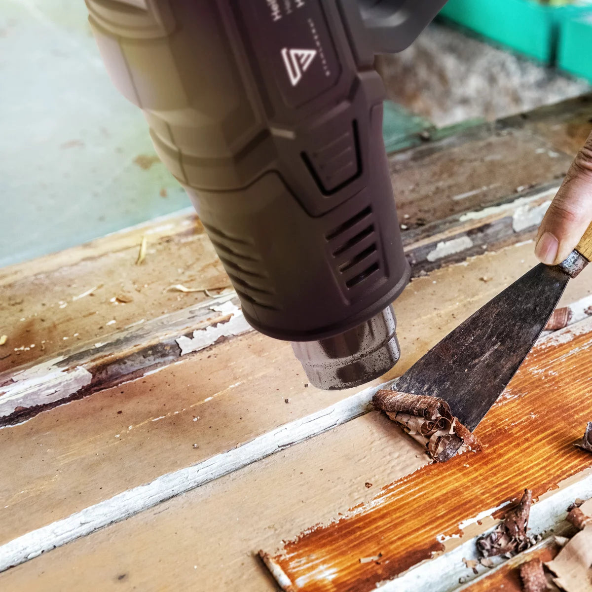 STAHLWERK HP-2000 PRO 2.000 Watt starke Heissluftpistole und Heissluftfön bis 600 Grad mit LED-Display und Digitalsteuerung | Heissluftgebläse zum Schweissen, Löten, Schrumpfen