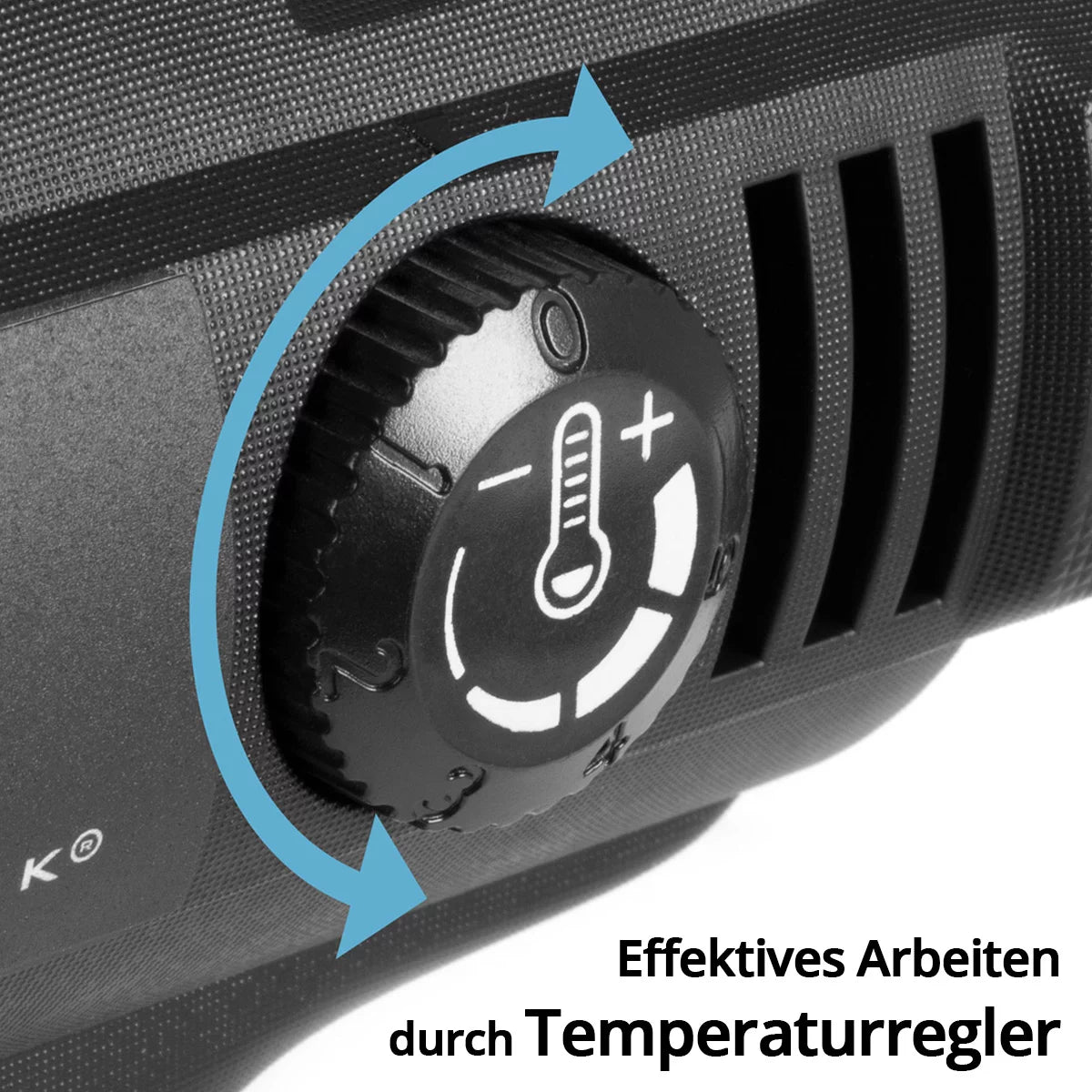 Steelworks HP-20000 ST 2 000 watts pistolet à air chaud fort et séchoir à air chaud jusqu'à 600 degrés souffleau à air chaud pour contour, soudage, rétrécissement ou rejoindre des plastiques