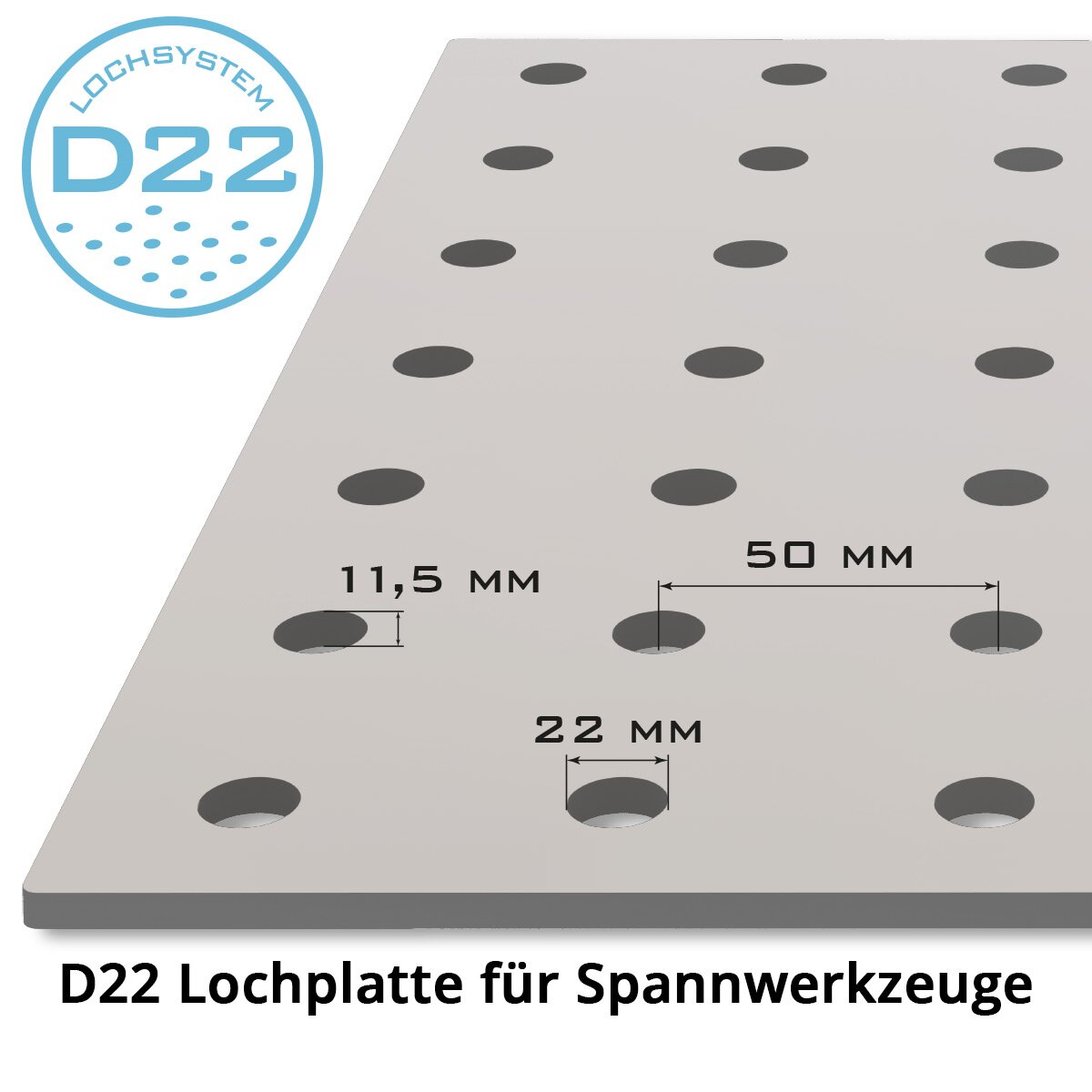 STAHLWERK Höhenverstellbarer Schweißtisch HWT-1200 ST 1200 x 750 mm hydraulischer Montagetisch mit 500 - 1100 mm Hubbereich, 300 kg Tragkraft, D22 Lochplatte und pulverbeschichteten Beinen