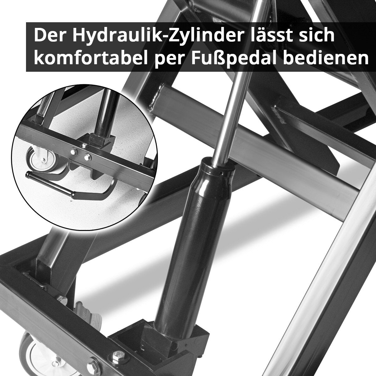 STAHLWERK Höhenverstellbarer Schweißtisch HWT-1200 ST 1200 x 750 mm hydraulischer Montagetisch mit 500 - 1100 mm Hubbereich, 300 kg Tragkraft, D22 Lochplatte und pulverbeschichteten Beinen