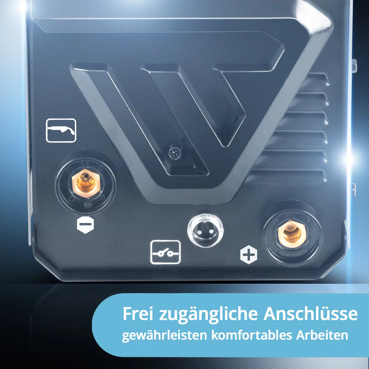 STAHLWERK Schweißgerät FLUX 160 ST Digital mit 160 A Vollausstattung, synergischem Drahtvorschub, Lift TIG und MMA Funktion zum Schweißen ohne Schutzgas