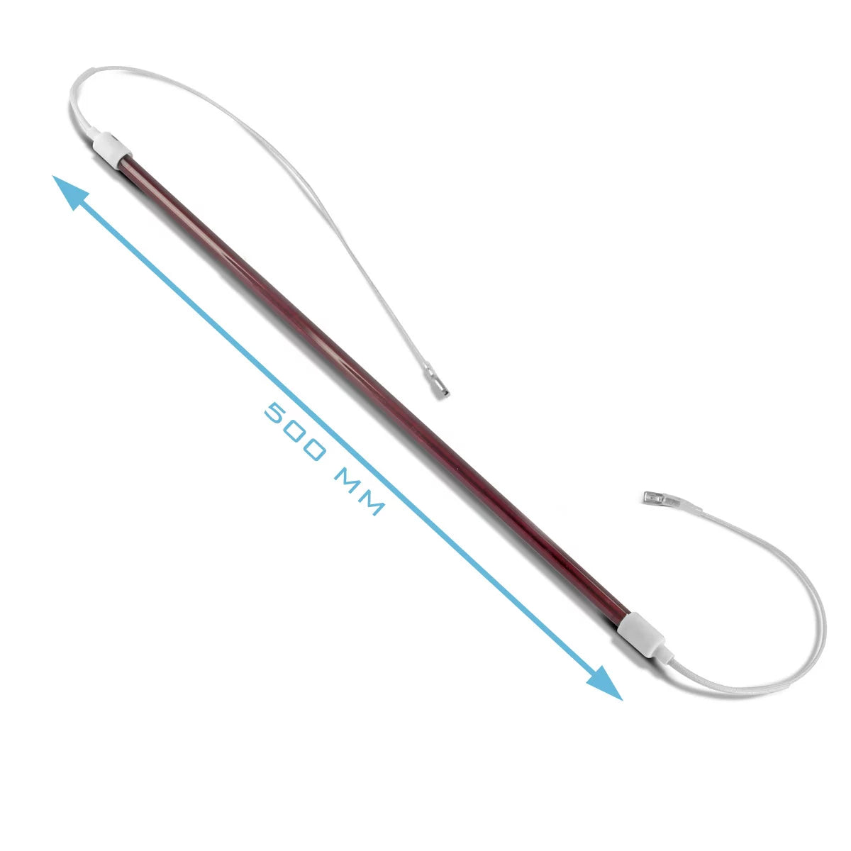 STAHLWERK IR-Leuchtmittel 1.300 W | 500 mm x Ø 12mm für Infrarot-Lacktrockner| Ersatzleuchte mit extrem hoher Standzeit für IR-Strahler | IR-Trockner | IR-Lampen | IR-Heizstrahler