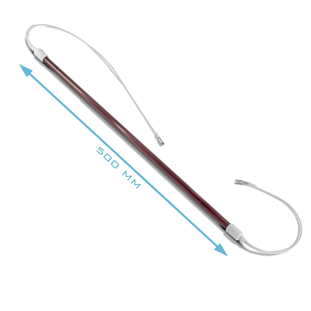 Stahlwerk Ir-Glühbirne 2 400 W 500 mm pour la sécheuse de laquer infrarouge IL-2400 St ample de remplacement avec une durée de vie extrêmement élevée pour les projecteurs IR | Sèche-linge IR | Lampes IR | Spotlight de chauffage IR