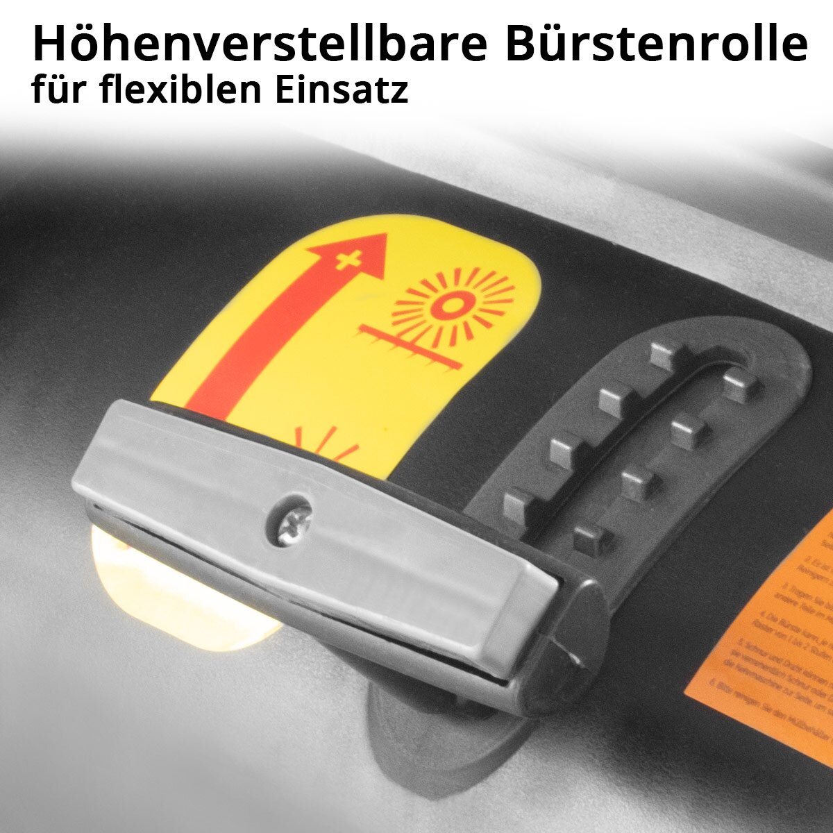 Steel mill SL-35 ST with 1000 mm bracket and 55 l of capacity, hand sweeping / floor sweeper with a double brush head