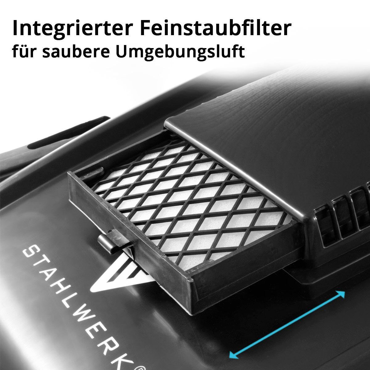 Steel mill SL-35 ST with 1000 mm bracket and 55 l of capacity, hand sweeping / floor sweeper with a double brush head