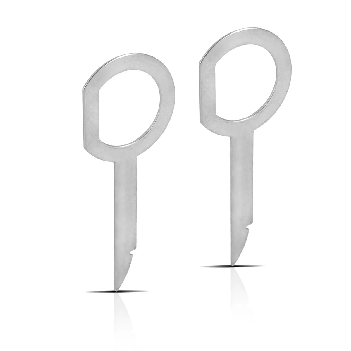 Steelworks 2 x vehicle radio expansion 12 parts | Disassembly tool set for the expansion of car radios, navigation devices and interior cladding | Expansion tool | KFZ radio exposure | Unlocking tool