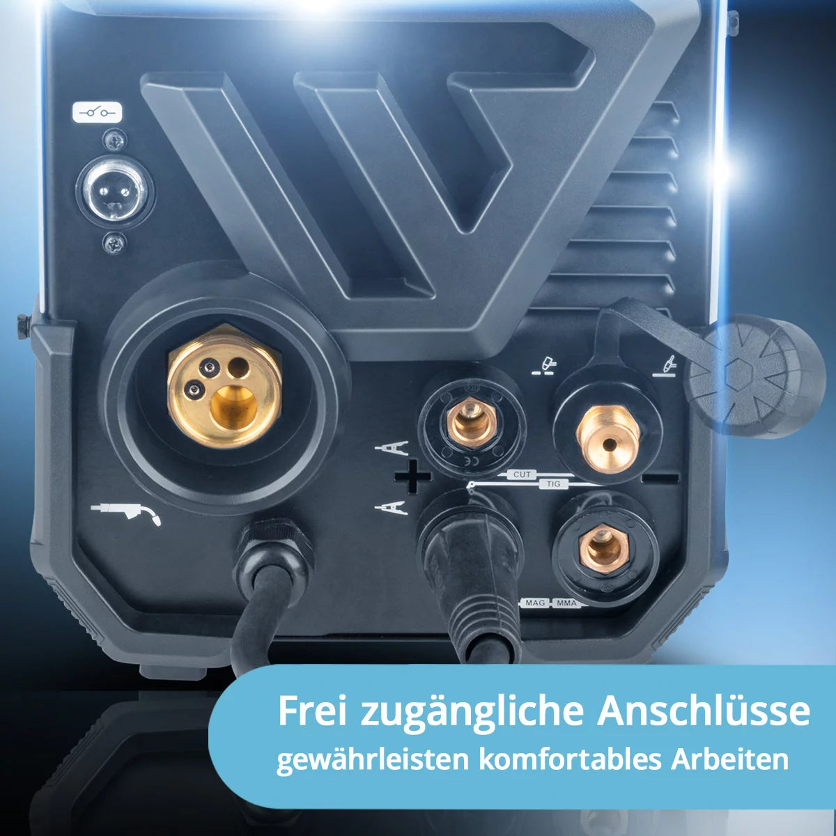STAHLWERK Schweißgerät CTM-416 Puls Pro Vollausstattung 6-in-1 Schutzgas-Schweißgerät | Inverter mit 160 A, Puls-Funktion für Aluminium und 40 A Plasmaschneider CUT | WIG | MIG MAG | PULS | MMA | FLUX