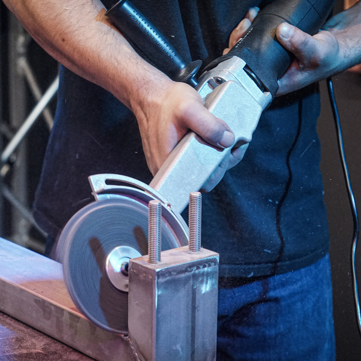 Steelworks KSCHLEFER KS-800 ST / Uzun Boyun Öğütücüsü / Açılı öğütme / Taşlama Cihazı Parlatma, Paslama ve Bozulma