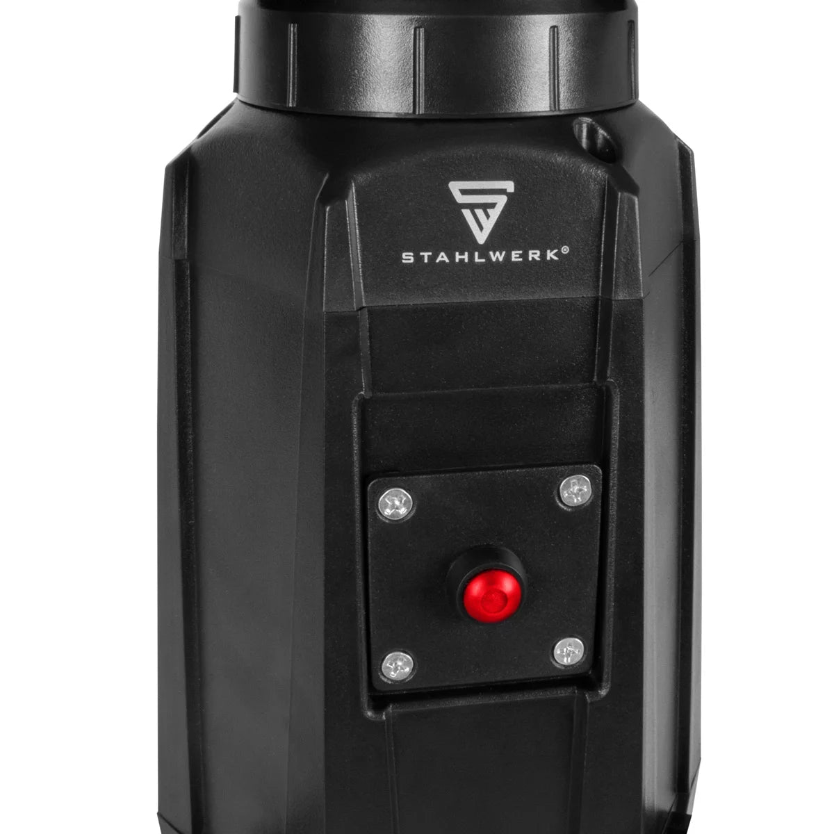 STAHLWERK Projecteur de chantier à LED 360° TBS-30 ST | 30 watts | 2 400 lumens | Couleur lumière du jour 6 500 K | Batterie Li-ion 7,4 V / 8 000 mAh | IP44 | Lampe de travail sans fil