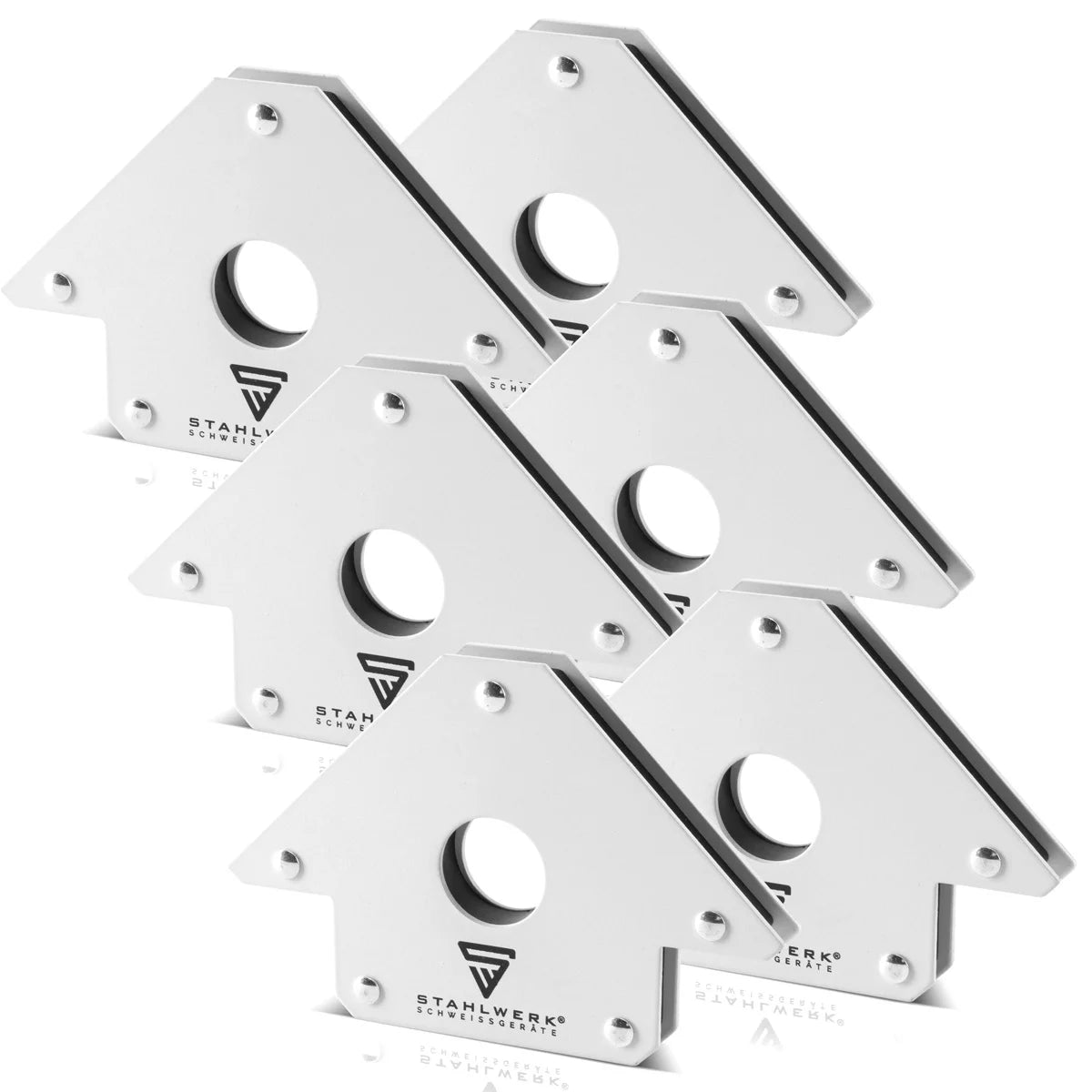 Çelik işleri 6 x Manyetik WEWERS açısı 45 ° x 90 ° x 135 °, 22.6 kg / 50 lbs 6er Set