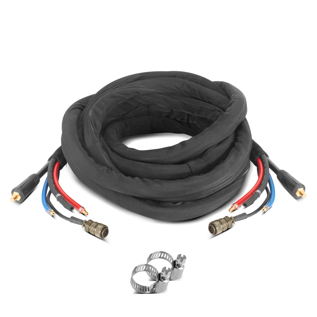 Mig Çelik Tesisi Mag Orta Hortum Paketi 95 mm2 enine kesitli 20 m su soğutmalı hortum paketi