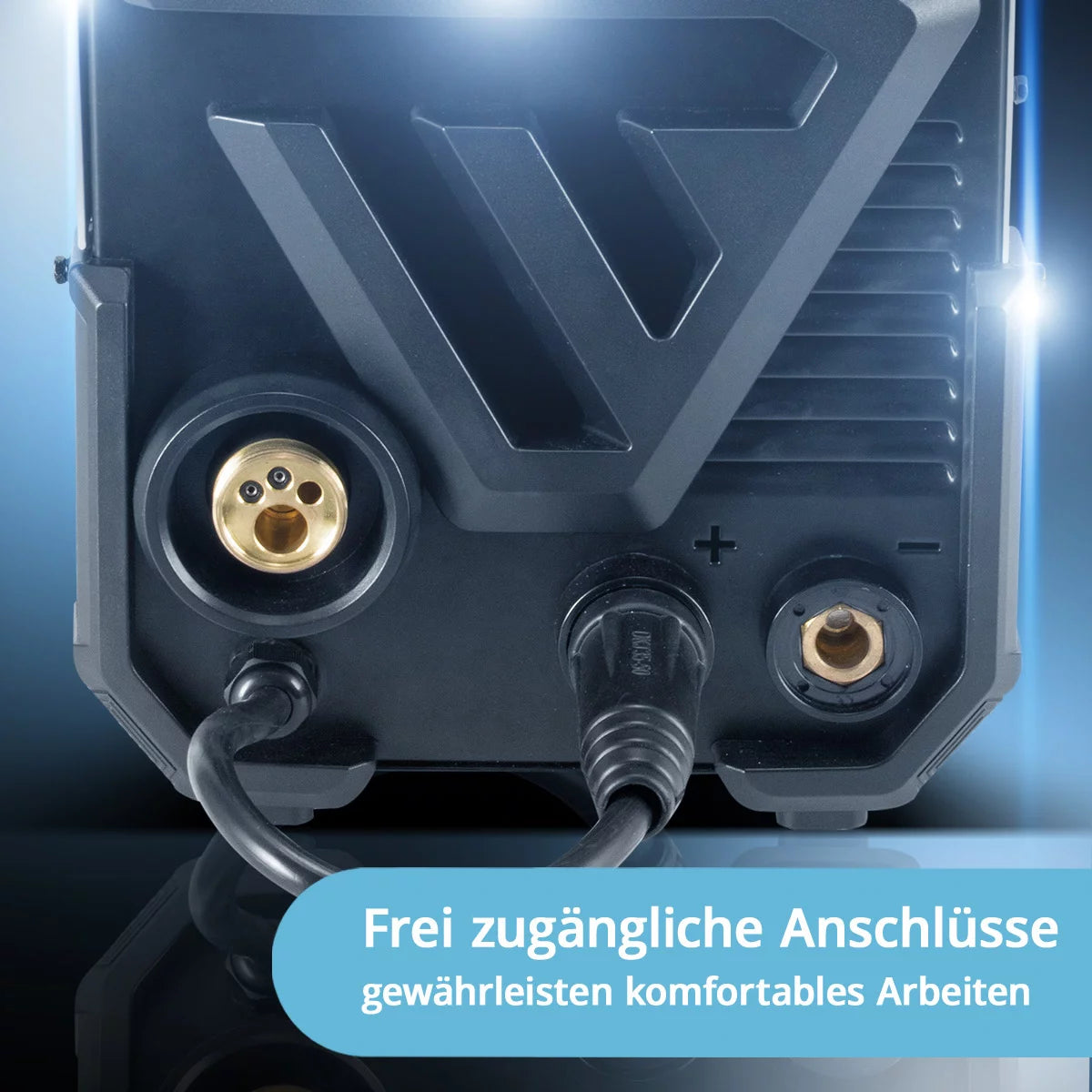 Stahlwerk MIG MAG 200 double pulse per fully synergic welding machine with 200 ampers and AK25/MB25 welding torch