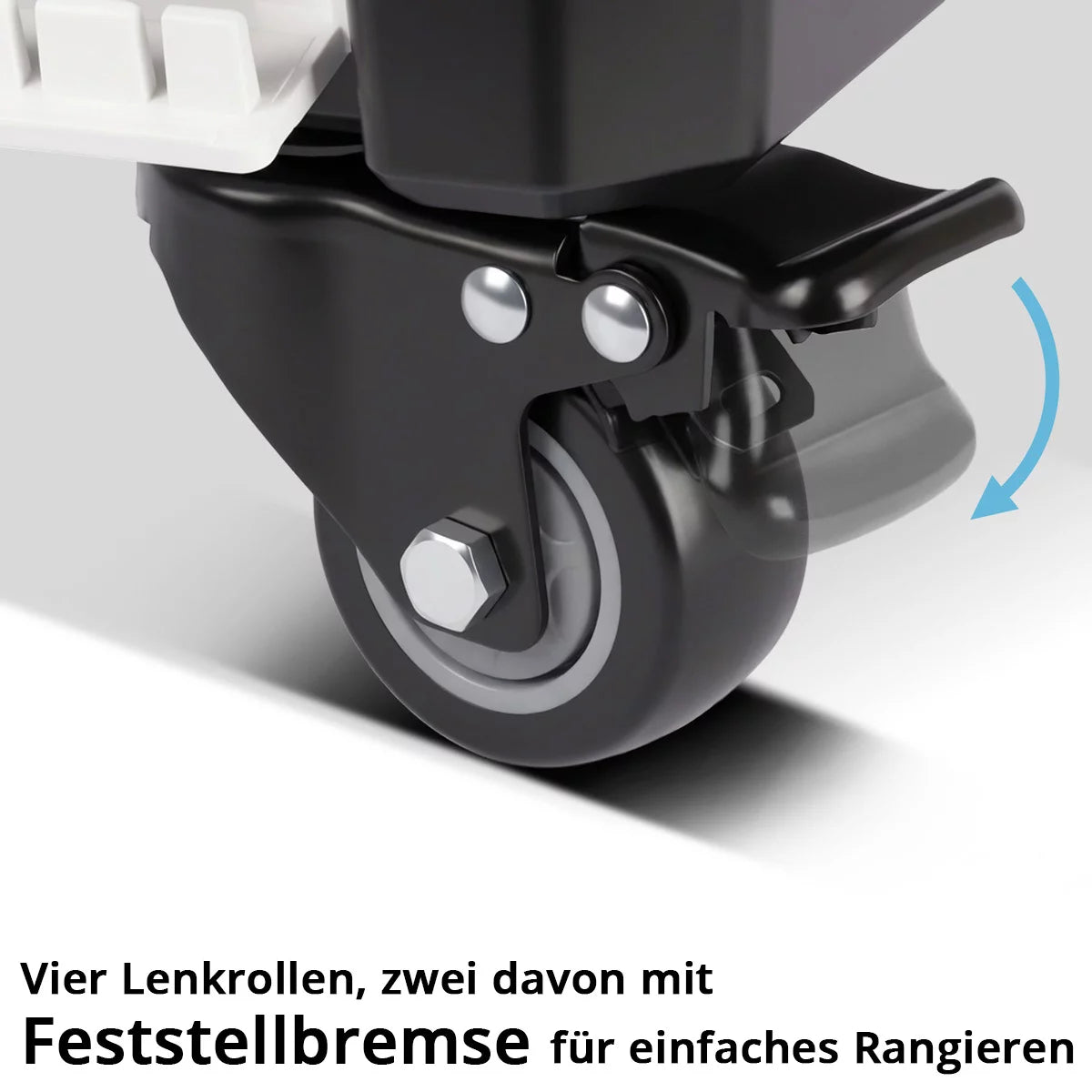 STAHLWERK Toolbox Set | 3 stackable tool boxes | Mobile tool organizer with drawer and rolling board | Flexible module system with robust assortment boxes | Tool trolley