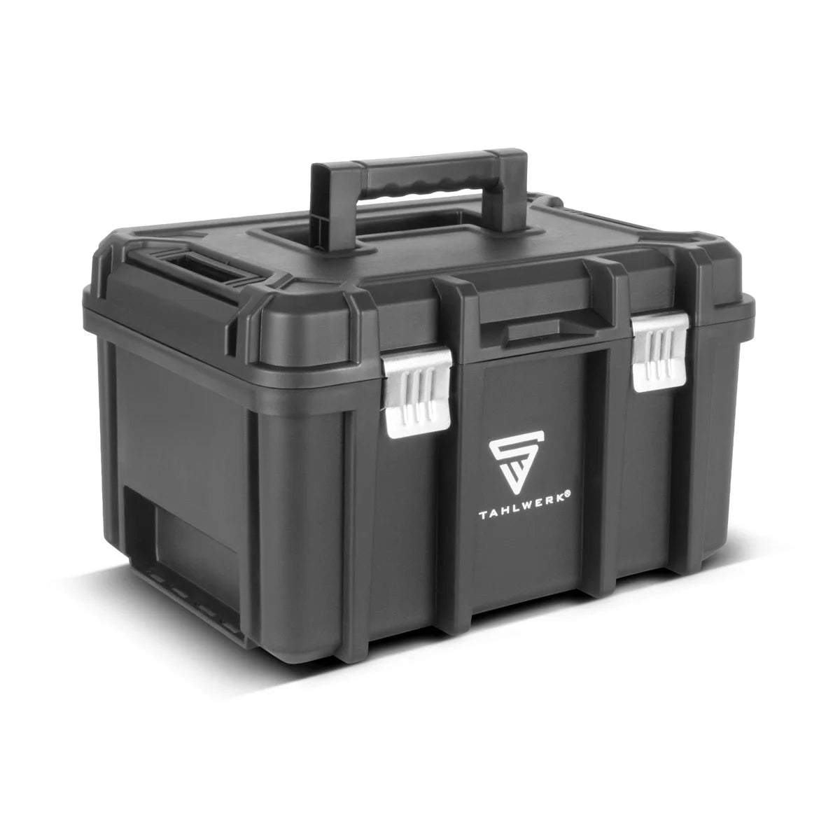 STAHLWERK Toolbox Set | 3 stackable tool boxes | Mobile tool trolley with roller board | Flexible module system with assortment boxes | Mobile tool boxes with small parts organizers