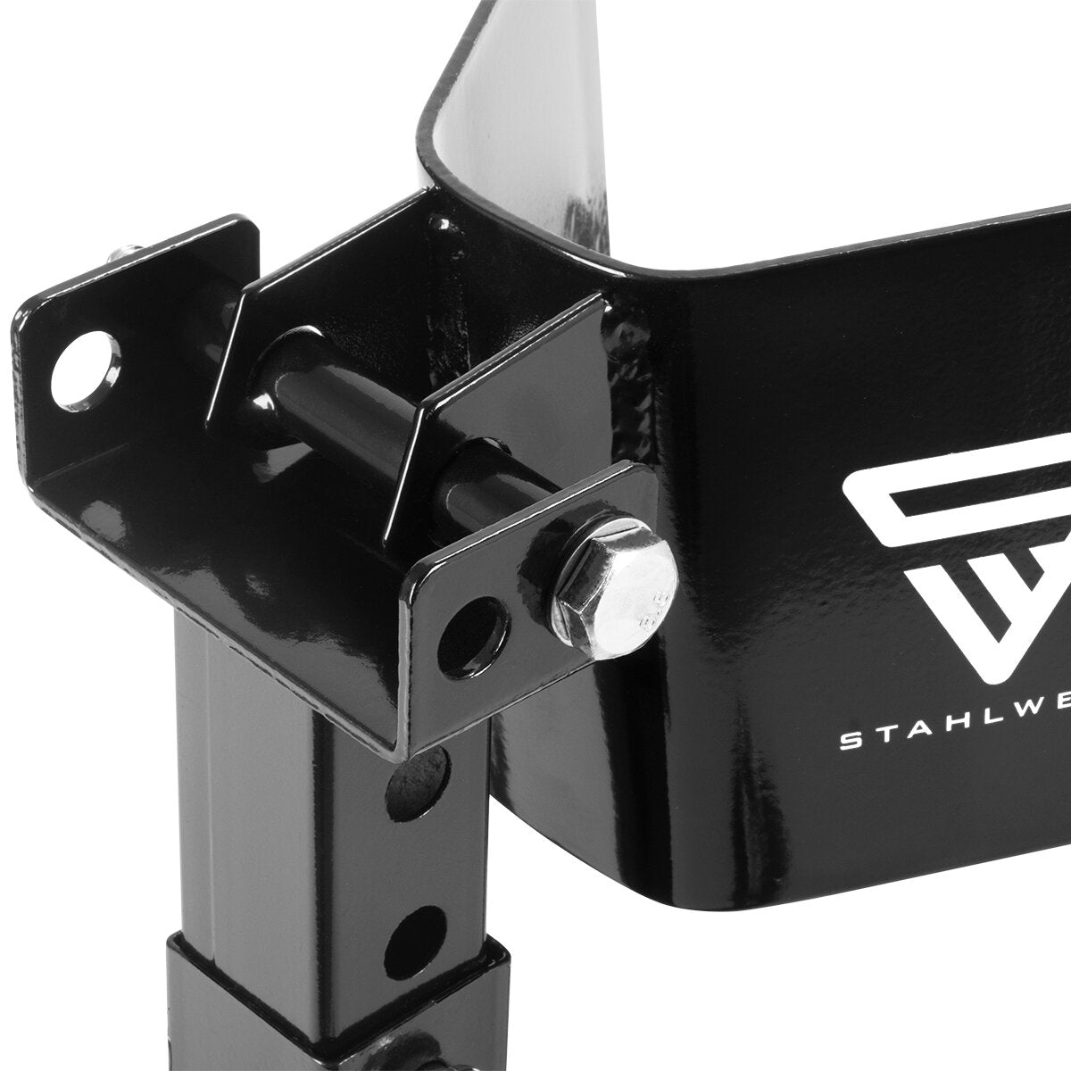 Stand de ensamblaje de motocicletas Steelworks GTM-600 ST 15-21 "Motorcycle Stand | Motorcycle Rocker | Rail de soporte | Stand de transporte | Rocker radic | Radklamp | Rockera de rueda delantera para transporte, mantenimiento y reparación