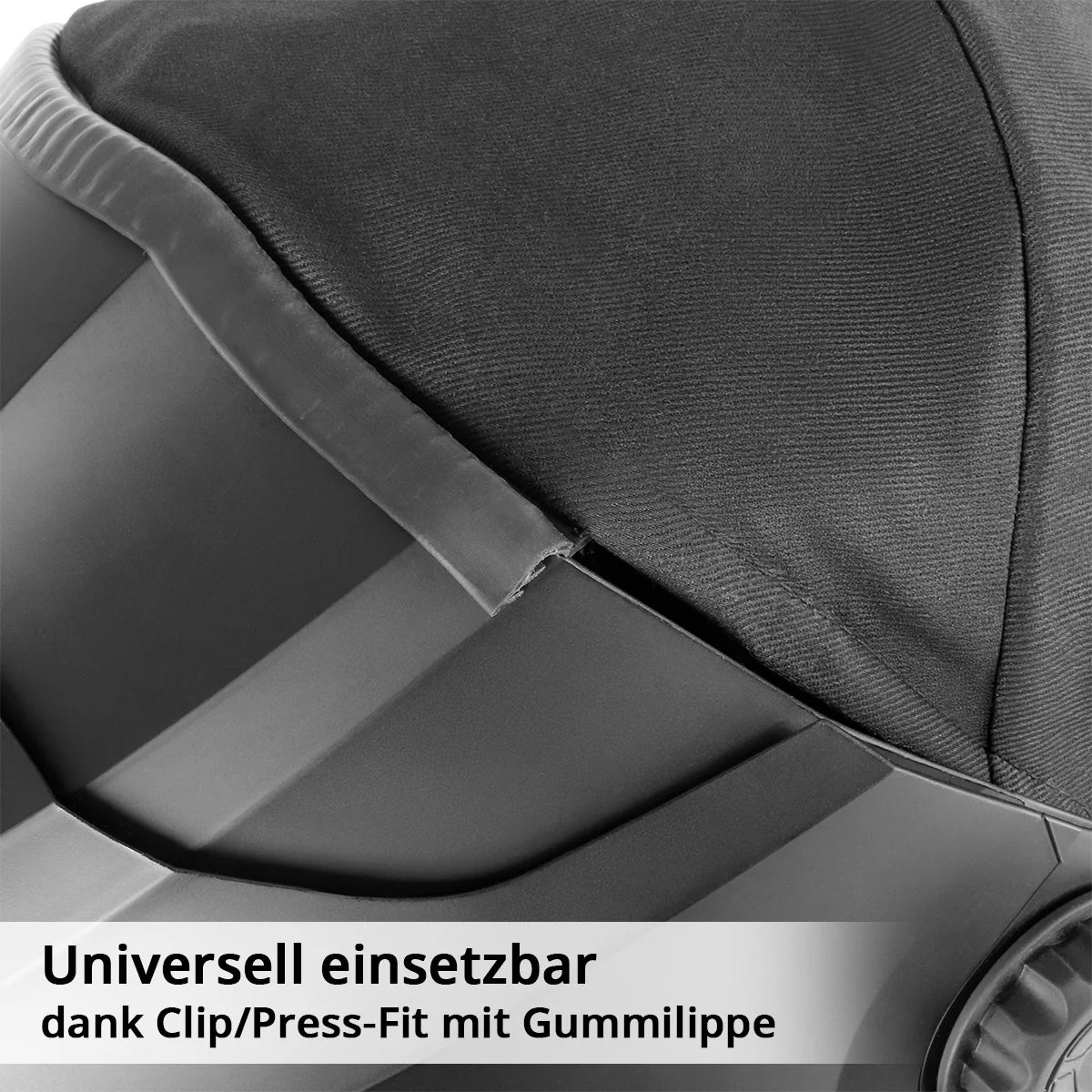 STAHLWERK Universal-UV-Nackenschutz für Schweißhelm MASTER | Flammhemmender Kopf- und Nackenschutz | Clip/Press-Fit Schweißhelm-Schutzabdeckung | Sehr leicht und flexibel