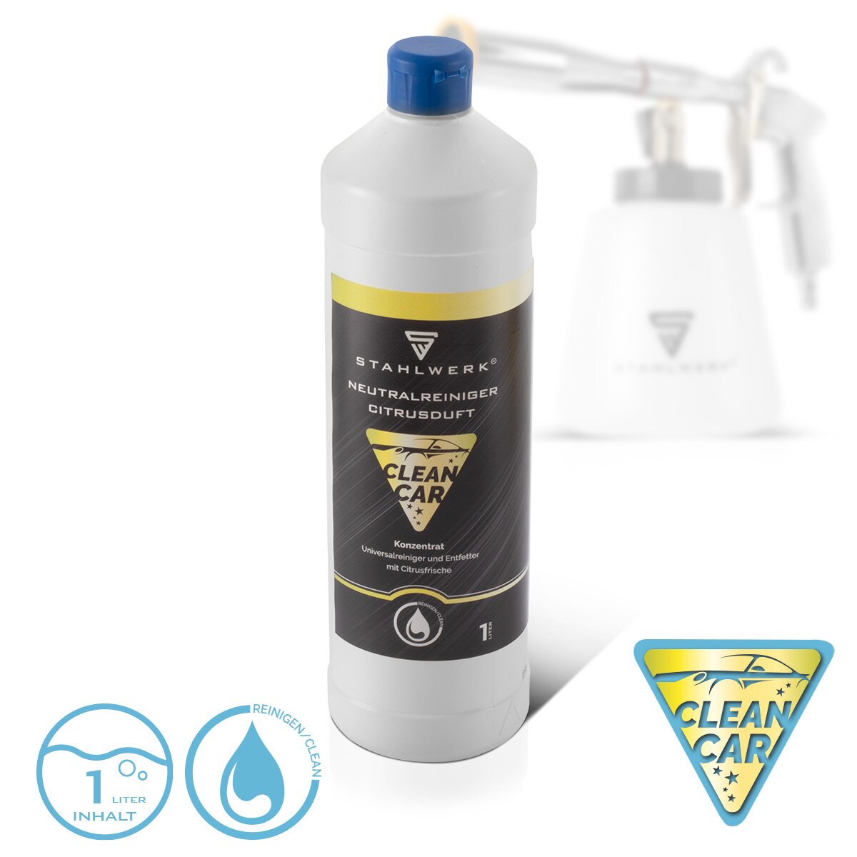 Steelworks Evrensel Temizleyici Narenciye Kuzusu ile Konsantrasyon 1 Litre Şişe Güçlü Temizleyici | Temizlik Ajanı | Köpük Temizleyici | All -purpose temizleyici | Temizlik Konsantresi | Tabancaları temizleme için nötr temizleyici