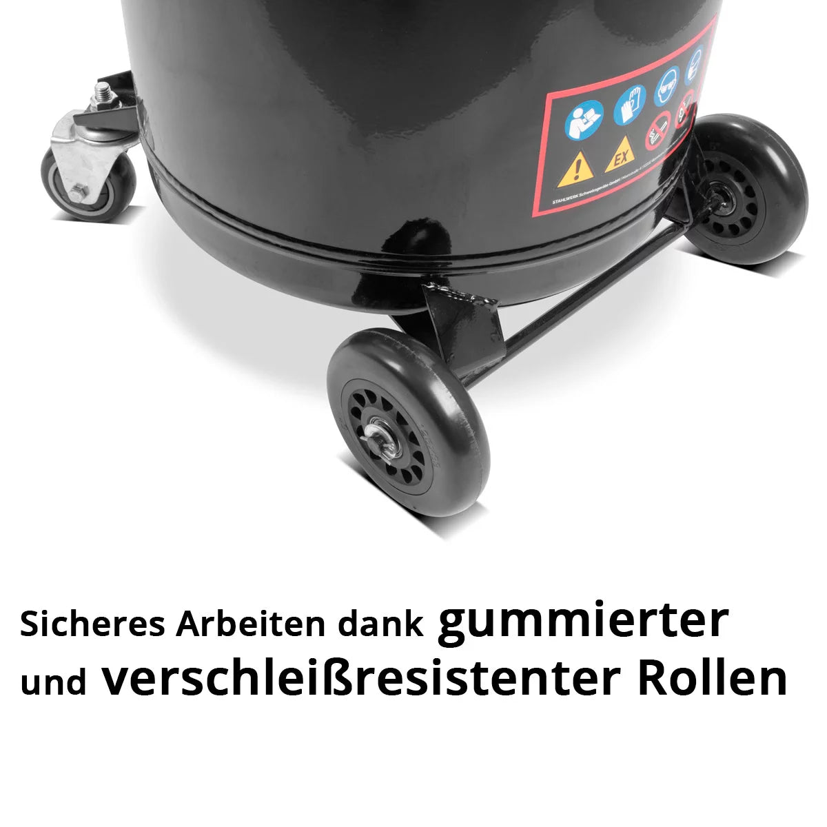 STAHLWERK Ölabsauger OD-70 ST mit 70 l Fassungsvermögen | Mobiler Ölsammler und Altölwagen | Ölauffangwagen mit Ölabscheider | Ölablassgerät zum Auffangen von Altöl