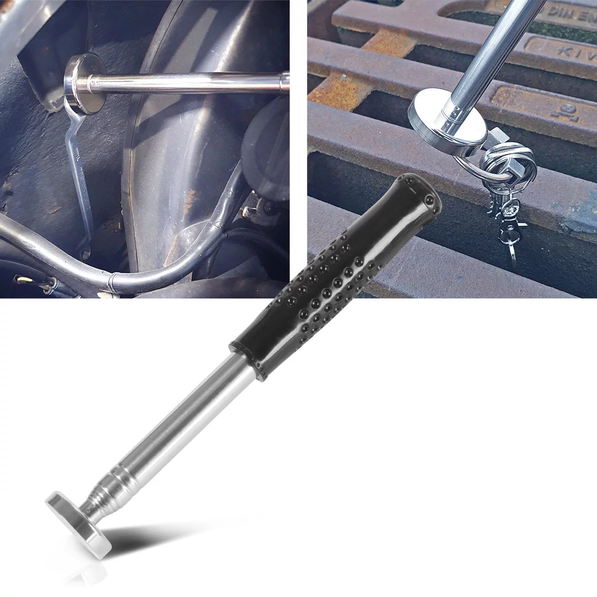 Steelworks Telescop Pick-up Aracı | Teleskopik mıknatıs | Mıknatıs sekmesi | Teleskopik Manyetik Karaciğer | Manyetik küçük parçaları, vidaları ve fındıkları zahmetsizce almak için pratik atölye mıknatısı