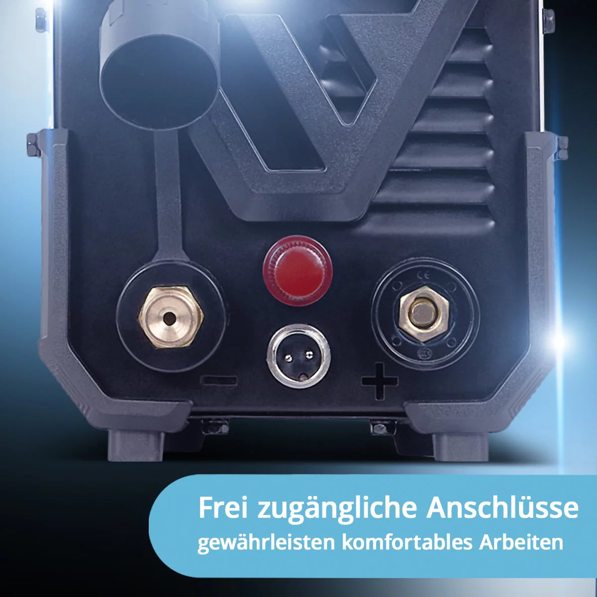 STAHLWERK plasma cutter CUT 50 P | 45A Inverter Plasma Cutter | HF pilot ignition | Digital display | Cutting performance up to 15 mm | Smart cooling