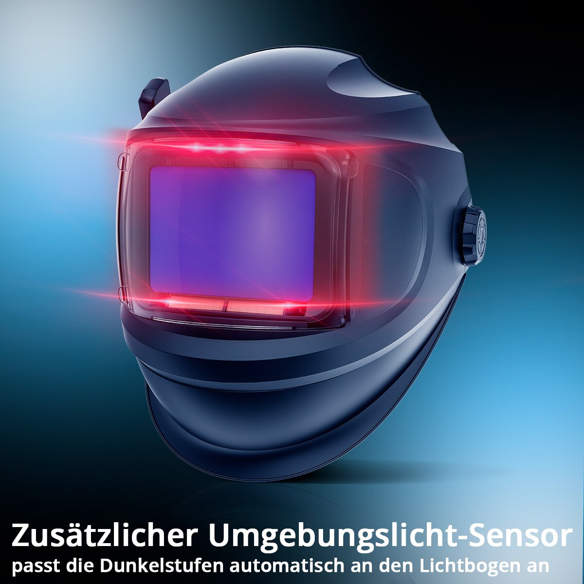 STAHLWERK Automatik-Schweißhelm MASTER 3-in-1 mit Fernbedienung, klappbarem Visier, True-Colour-Echtfarbwiedergabe, Jobspeicher, automatischer Abdunkelung DIN 4 bis DIN 14 und Optischer Klasse 1/1/1/1