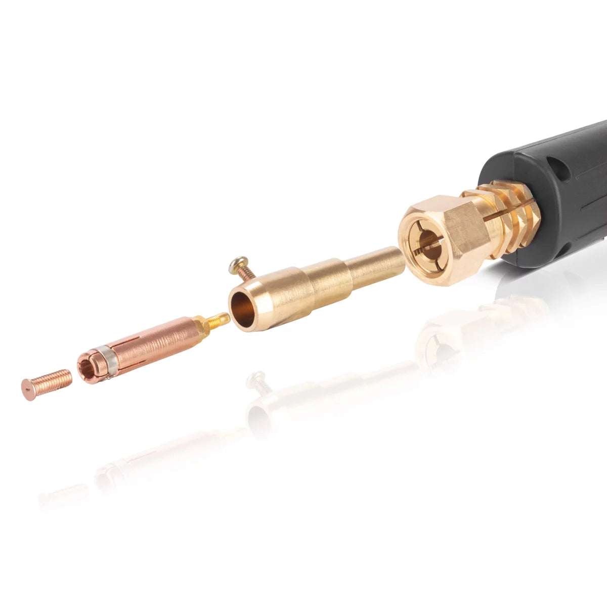 Electrodo de soldadura de DOT de Steelworks 2 x con rosca M5 para perno de soldadura, accesorios de reparación inteligente para Patrón Desip / Lifter Dell / Dispositivo de soldadura de puntos / herramienta de drenaje para reparar cuerpos de automóviles