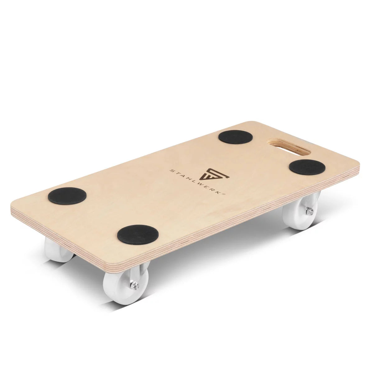 Stahlwerk trolley TR-2550 ST with 250 kg load capacity and abrasion-resistant steering rollers 58 x 29 cm platform car | Transport car | Furniture roller | Rolling board | Handlars | Transporter