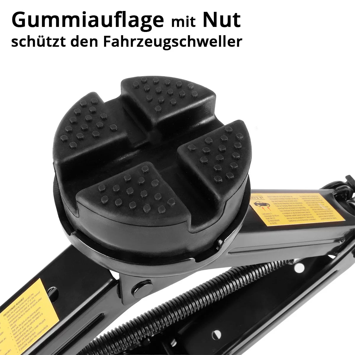 Cric per auto STAHLWERK SWH-2 ST | Martinetto a forbice | Capacità di sollevamento 2 tonnellate | Chiave per dadi ruota telescopica con presa 17, 19 mm | Borsa per il trasporto | Set di cric compatto per cambio gomme e officina