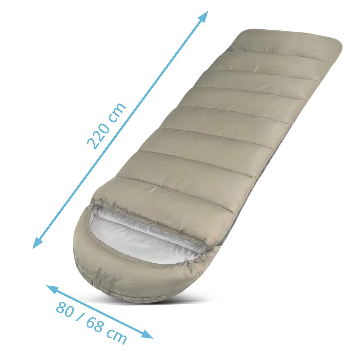 Steelworks sleeping bag SB-600 ST light outdoor sleeping bag up to 5 ° C | Filling 330g/m2 | Camping sleeping bag | Mummy sleeping bag | Travel sleeping bag | Trekking and hiking sleeping bag