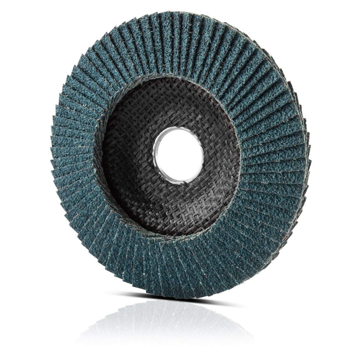 Steel Mill SW Premium Grind P120 10 Set 125 x 22,23 mm | Roues de broyage 5 "x 7/8" | Tranches de fan | Les lamella tranchent pour le broyeur d'angle pour le broyage en acier, en acier inoxydable, en aluminium et en métaux NE