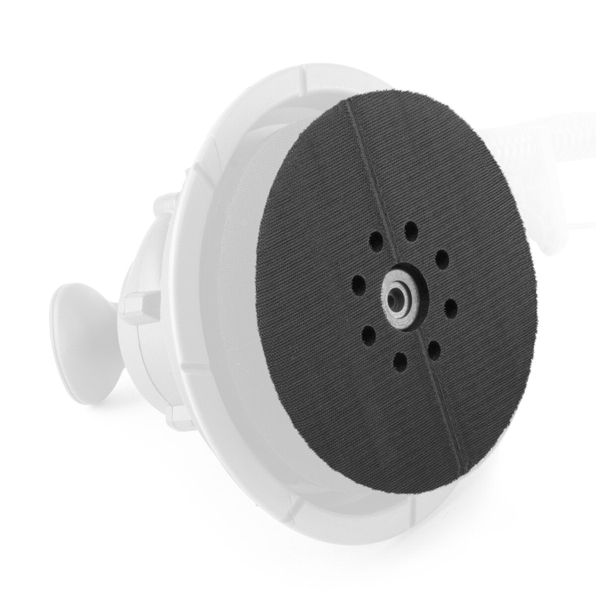 STAHLWERK Universal-Hochleistungs-Schleifteller / Schleifscheibe 225 mm, gelochte Ausführung mit Klett-System und M6 Aufnahme für Trockenbauschleifer