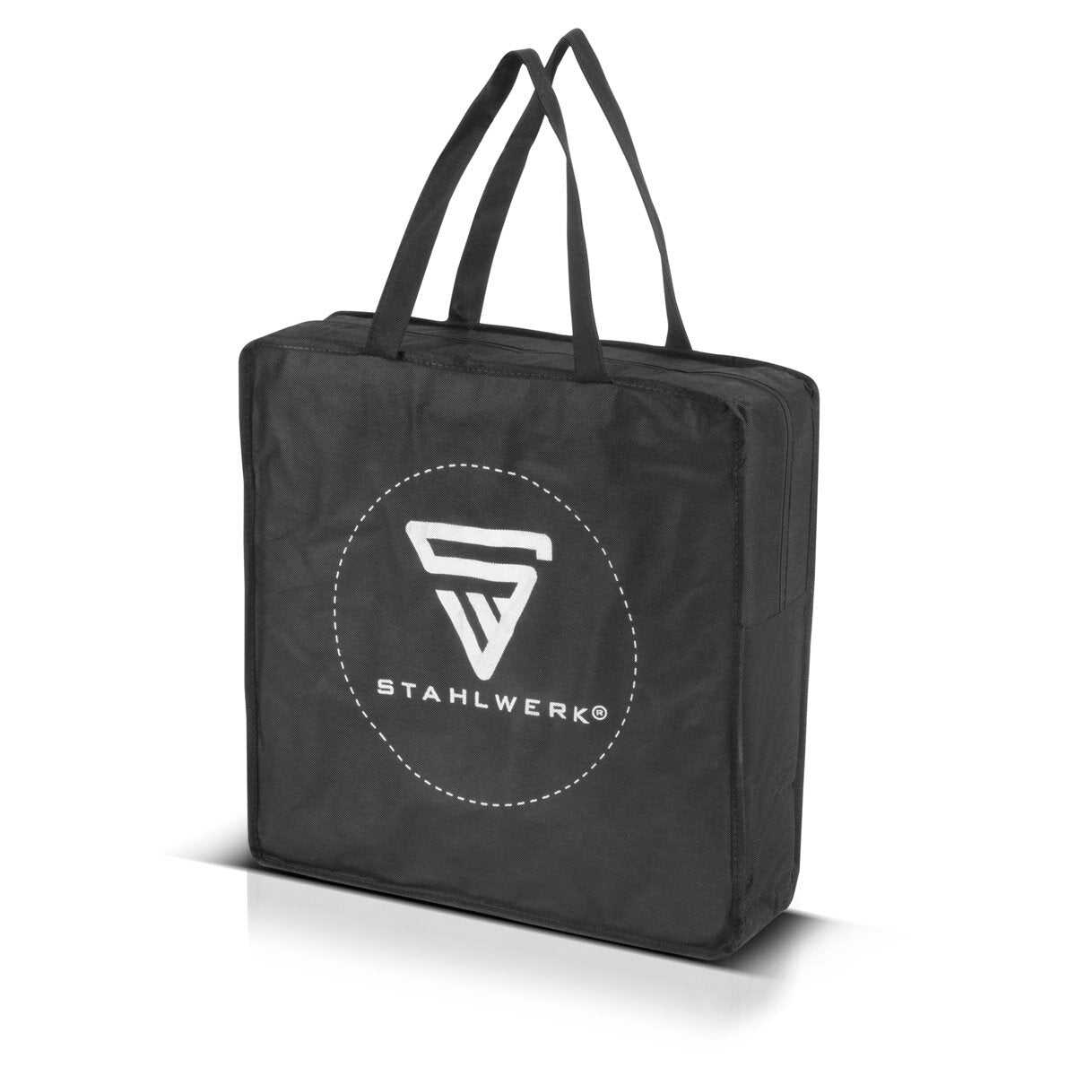 STAHLWERK Schweißerkissen | Sitzkissen | Kniekissen | Kniebrett | Schutzkissen 40 x 40 x 10 cm feuerfeste, flammhemmende Schweißunterlage aus hochwertigem Spaltleder zum Schweißen und Plasmaschneiden