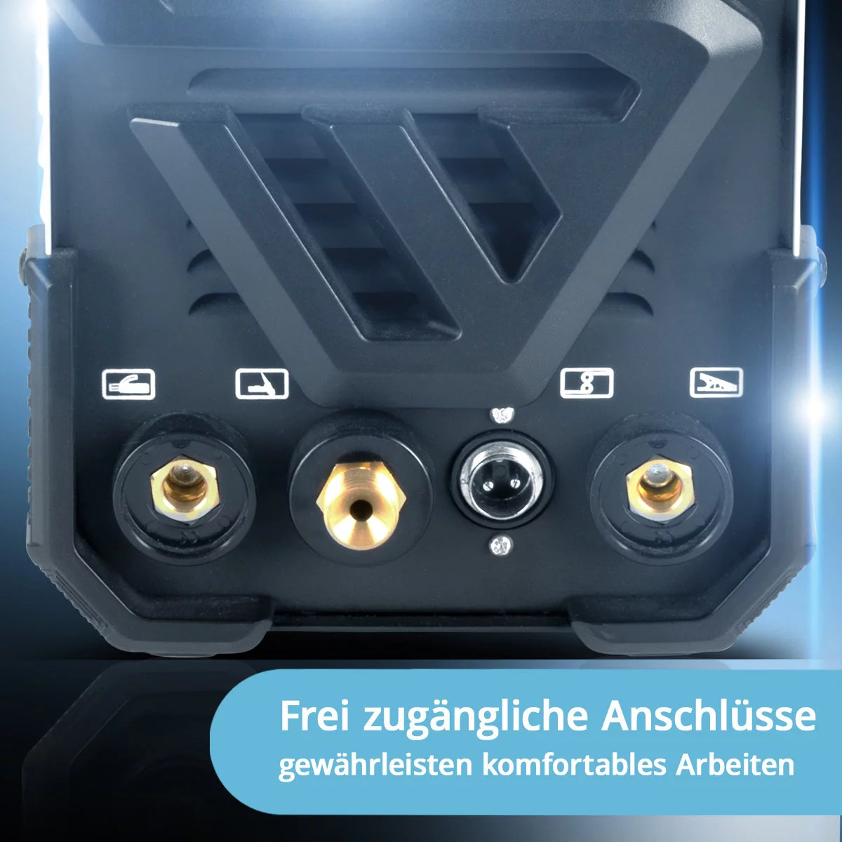 STAHLWERK DC WIG 200 ST IGBT - Vollaustattung Set - Kombi WIG Schweißgerät mit 200 A und MMA, Schweißen von Stahl, Edelstahl uvm. (kein ALU-Schweißen)