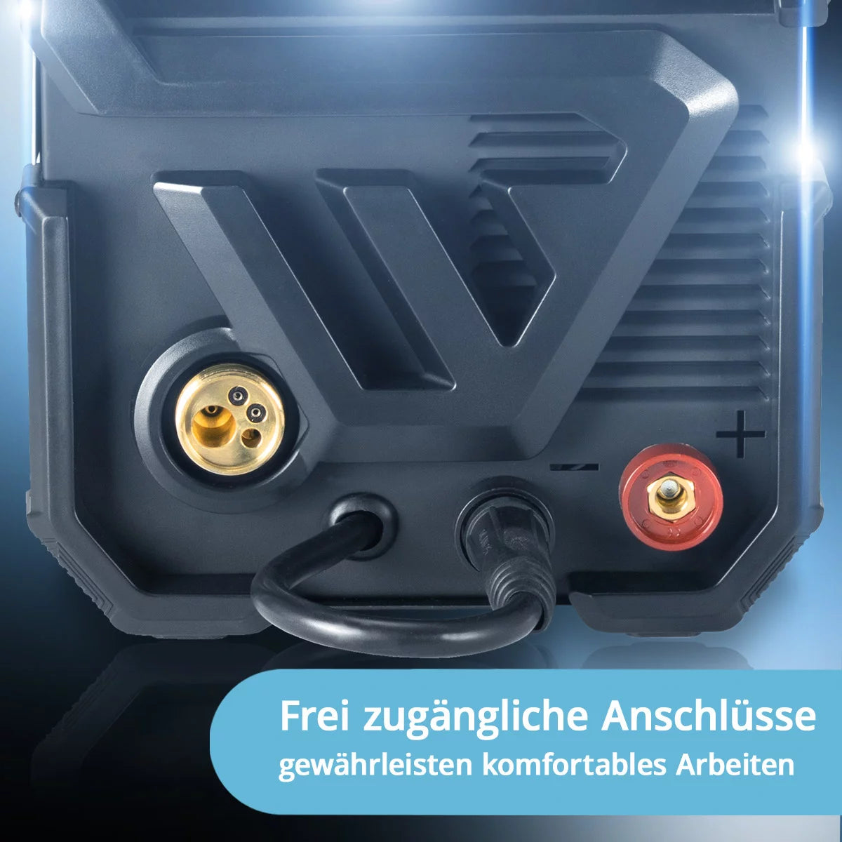 STAHLWERK MIG MAG 200 ST IGBT - MIG MAG PROCATION GAS SCHEDINA CON 200 Amp, filo di riempimento del flusso, con MMA E -H -Hand