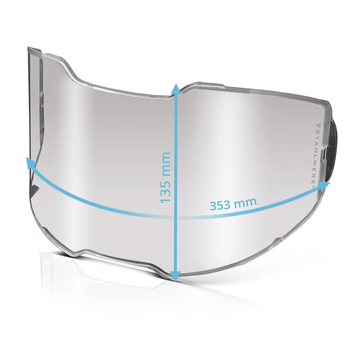 STAHLWERK Schweißhelm Ersatzscheiben 6er Set Ersatzgläser innen und außen| Schweißschutzglas | Visierglas | Schutzgläser EN ISO 16321 für Vollautomatik-Schweißhelm SPLIT