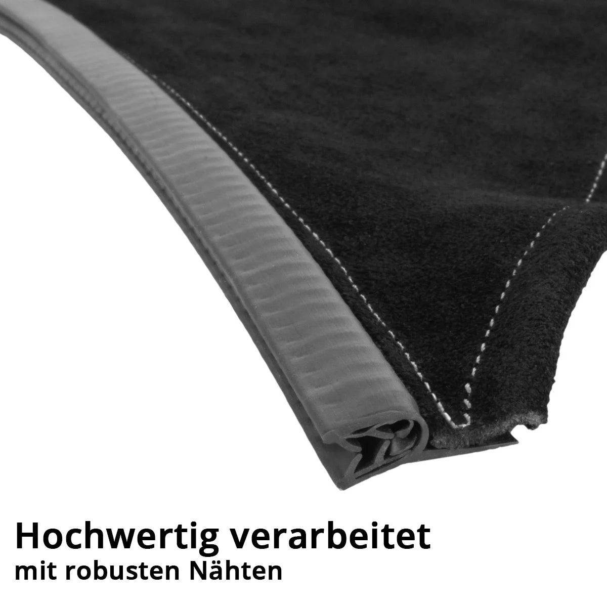 STAHLWERK Leder Hals- und Brustschutz für Schweißhelme | Universell nutzbarer Spritzer-, Funken- und UV-Schutz | Einfache Montage | Hochwertige Verarbeitung | Clip/Press-Fit