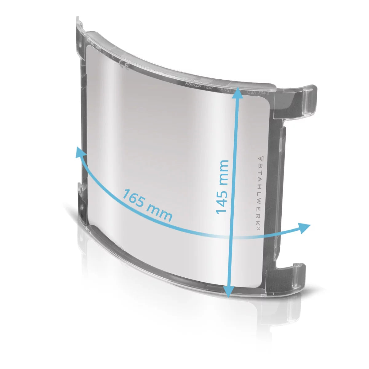 STAHLWERK Schweißhelm Ersatzscheiben 6er Set | Innen-Ersatzgläser und Visierscheibe außen | Schweißschutzglas | Schutzgläser nach EN ISO EN ISO 16321 für Vollautomatik Schweißhelme | TITAN