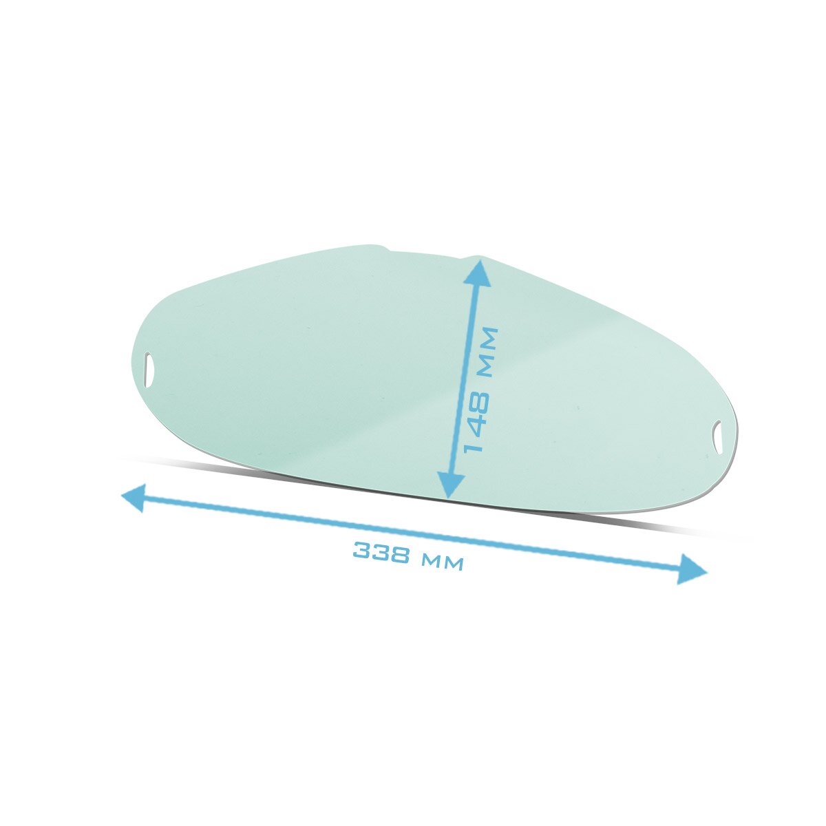 STAHLWERK Schweißhelm Vorsatzscheiben 2er Set, Innen- und Außen Ersatzgläser | Schweißschutzglas | Ersatzscheiben für Vollautomatik Schweißhelm ST 800 PV