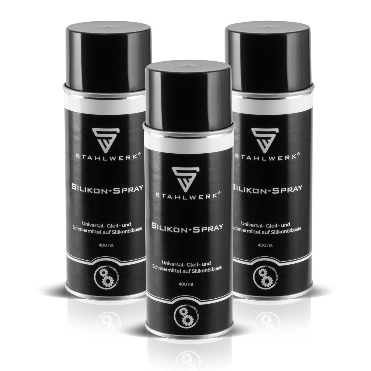 Steelworks 3 set de spray de silicona lubricación multifuncional y spray multifunción multifunción para la industria y taller del hogar