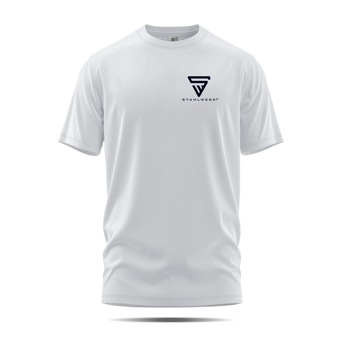 STAHLWERK T-Shirt Größe XL Kurzarm-Hemd mit Logo-Print aus 100% Baumwolle