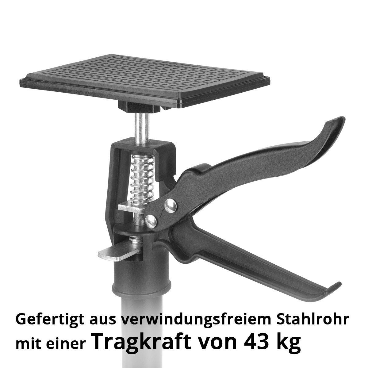 STAHLWERK Teleskop-Stützstange 2er Set 110-290 cm mit 43 kg Tragkraft Montagestütze | Baustütze | Teleskopstütze | Türspanner | Deckenstütze | Spannstütze | Einhandstütze | Schnellspannstütze