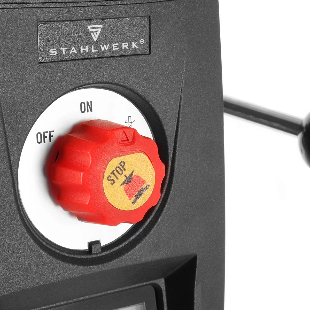 STAHLWERK MBD-800 ST Tischbohrmaschine mit Positionslaser | 800 W Ständerbohrmaschine | 200 - 2.500 U/min | Schnellspannbohrfutter 1,5 - 13mm | Säulenbohrmaschine mit 90 mm Bohrhub | Digitaldisplay