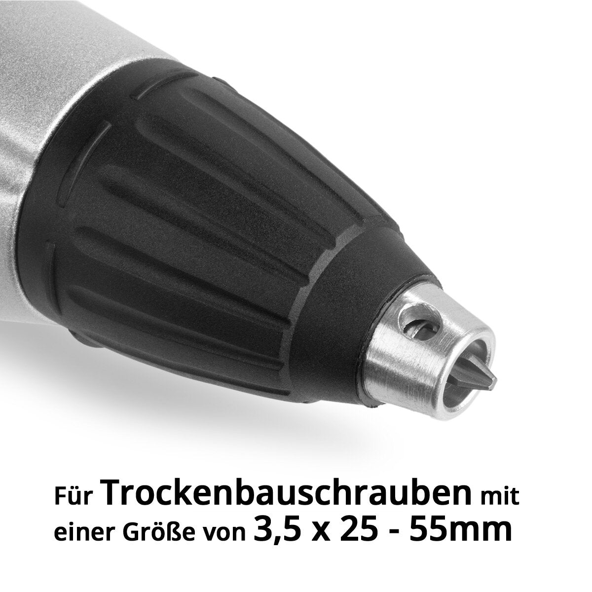 Steelworks drywall screwdriver TBS -550 ST with 550 W and 0 - 5500 rpm Quick screwdriver | Building screwdriver | Electric screwdriver | Quick -building screwdriver